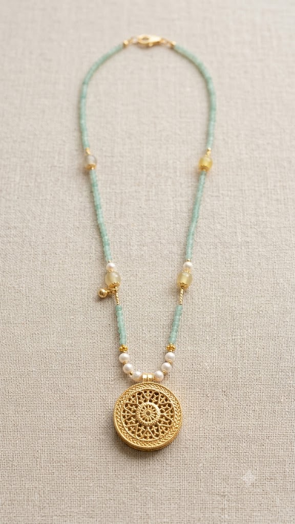 pendant charm 1 The Ashtamangala Jade Harmony Medallion