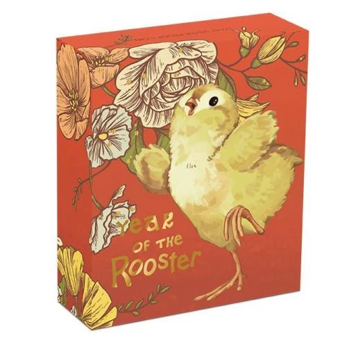 rooster 2017s-l9w60 1/2 oz Silver Perth Mint Baby Roster Proof Coin 2017