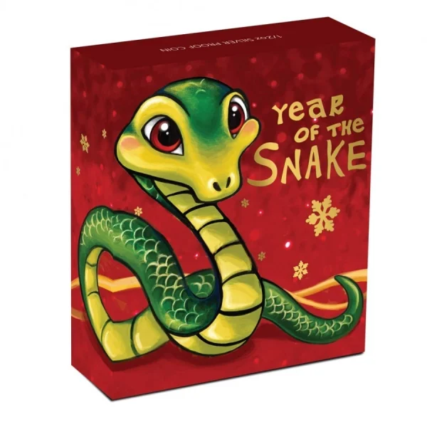 1/2 oz Silver Perth Mint Baby Snake Proof Coin 2013