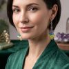 3f9e7d0f-7a4c-49f1-8c59-5efab00e8899 Handcrafted Gemstone & Crystal Grape Drop Earrings