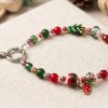 ee0156ea-2f35-47eb-b76f-189a393a0383 Classic Festive Crystal & Glass Charm Phone Wrist Lanyard